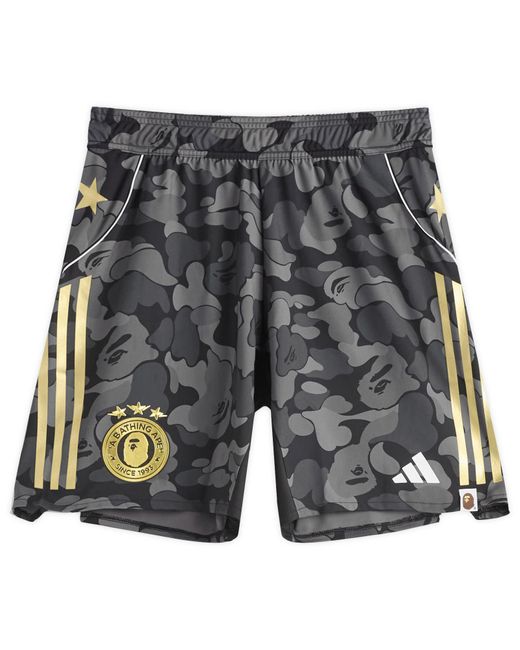 Adidas Gray X Bape Shorts for men