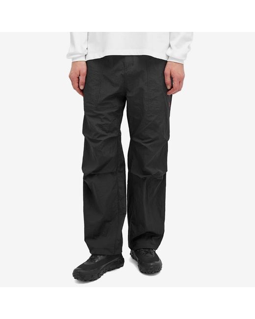 Uniform Bridge Gray Relaxed Training Pants for men