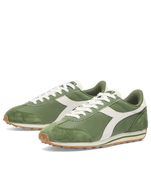 Diadora Green Rally Punched Sneaker for men