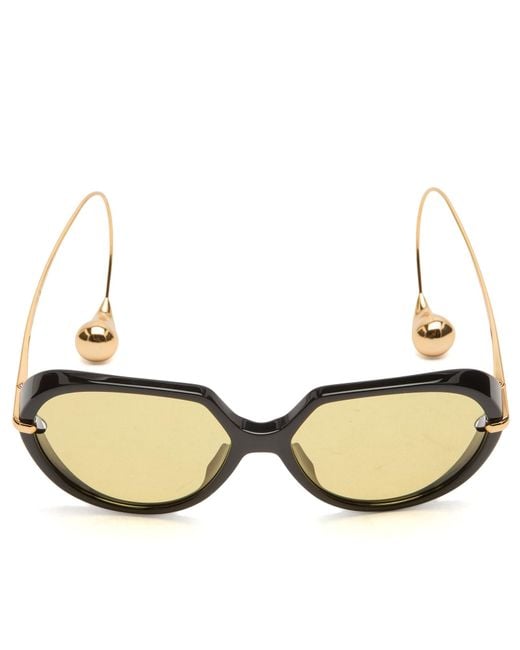 Bottega Veneta Natural Bottega Veneta Bv1436S Drop Sunglasses