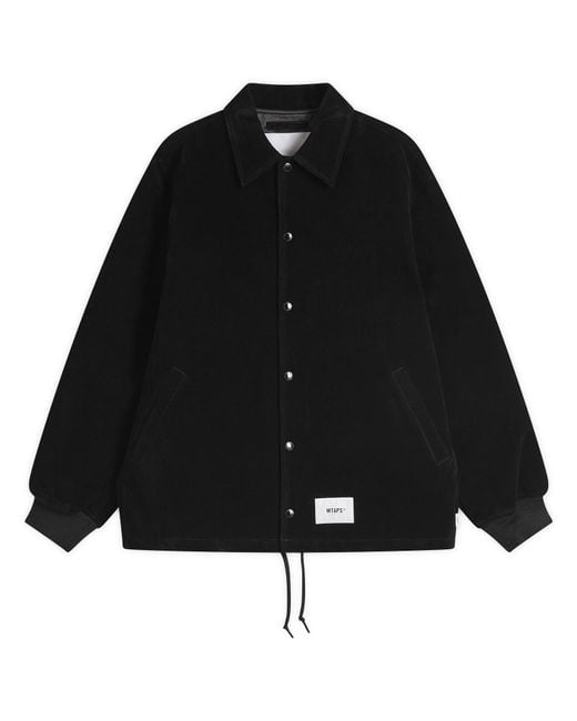 WTAPS Synthetic Suede Chief Jacket in Black for Men | Lyst Canada