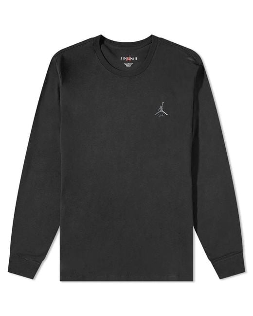 Nike Long Sleeve Flight Heritage Graphic T-shirt in Black for Men | Lyst