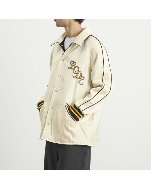Bode Black Monogram Snap Reversible Jacket for men