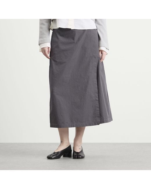 mfpen Gray Classic Wrap Skirt