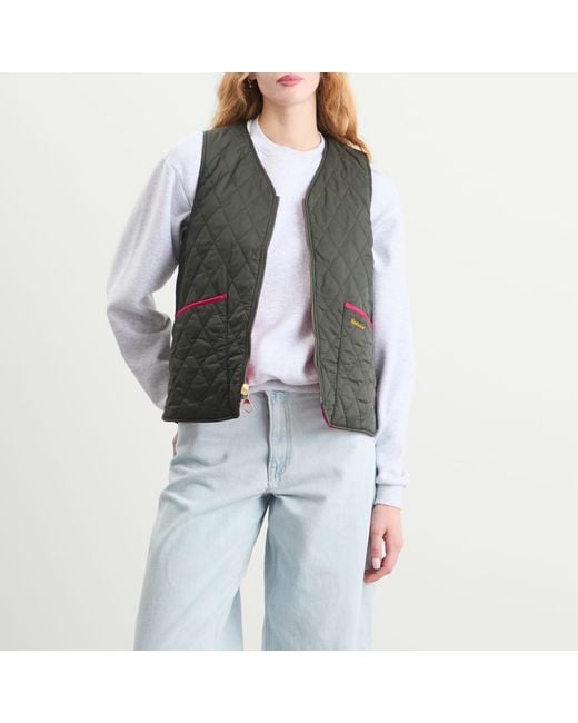 Barbour Green My Reversible Liner