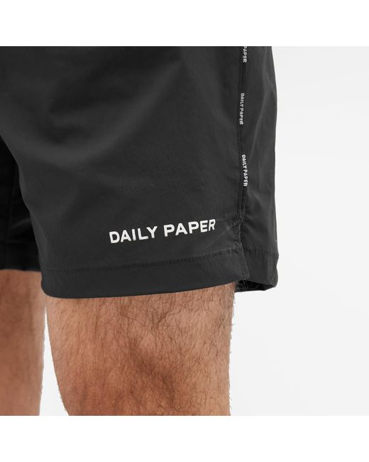 Daily Paper Black Mehani Shorts for men