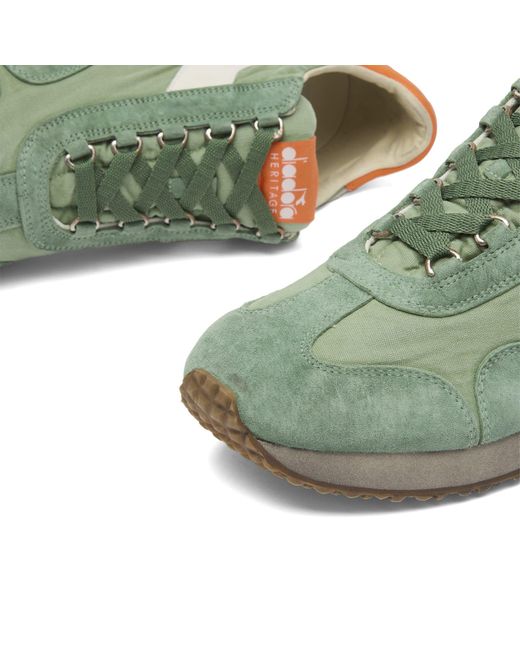 Diadora Green Equipe Canvas Sw Evo Sneaker for men