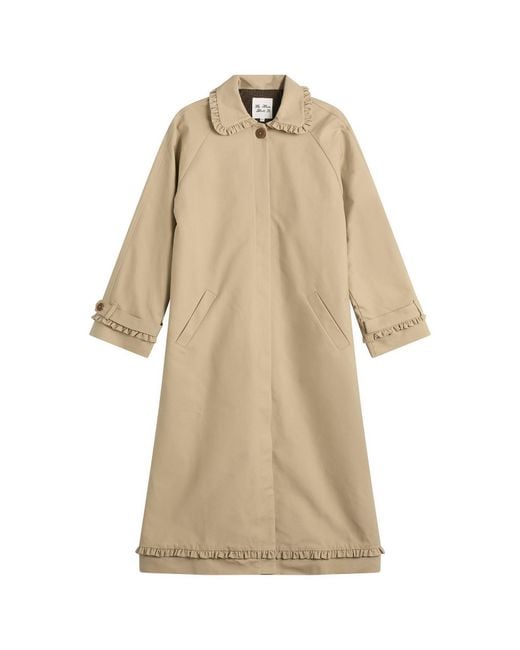My Mum Made It Natural Tailored Gather Trench Coat