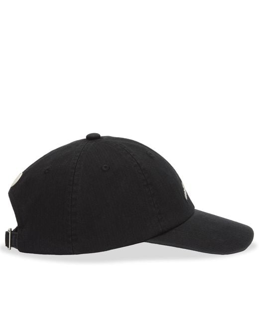 Folk Black Herringbone Cap for men