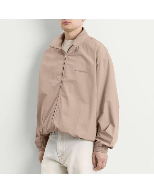 Acne Brown Olando Soft Cotton Poplin Jacket for men