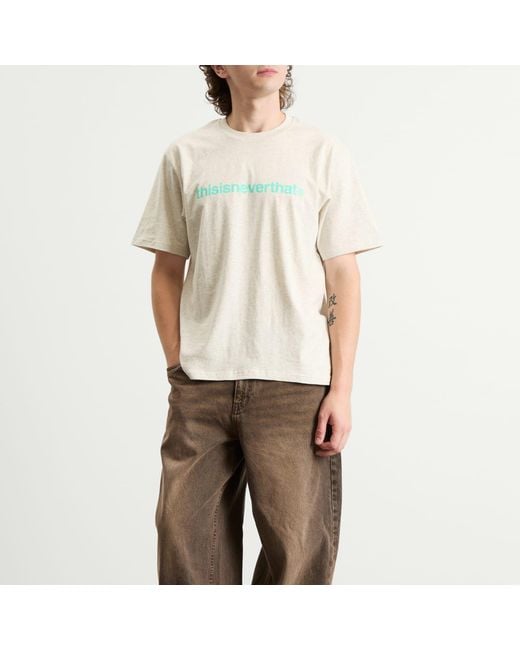 Thisisneverthat Natural T-Logo Tee for men