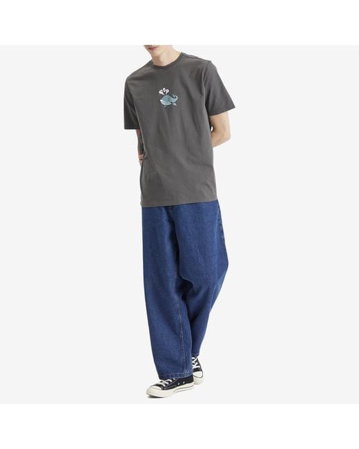 Pop Trading Co. Gray Whale T-Shirt for men