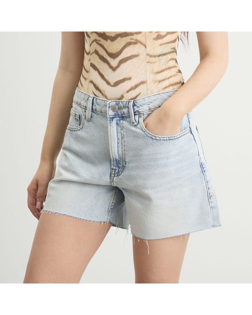 GOOD AMERICAN Blue Good Everyday Shorts
