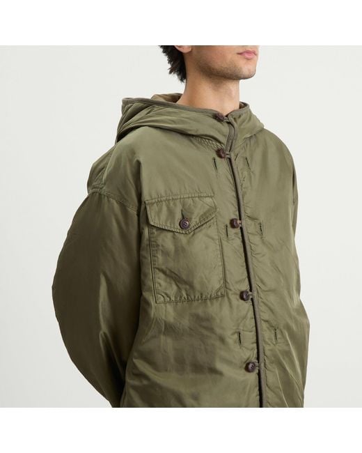 Visvim Green Greely Corps Down Parka for men