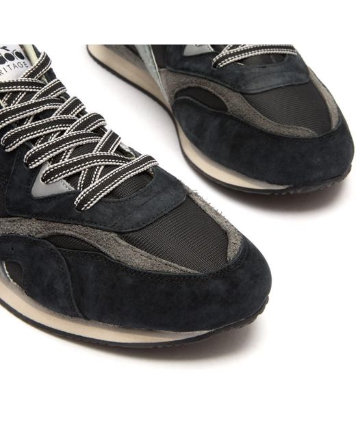 Diadora Black Equipe Revenge Sneaker for men