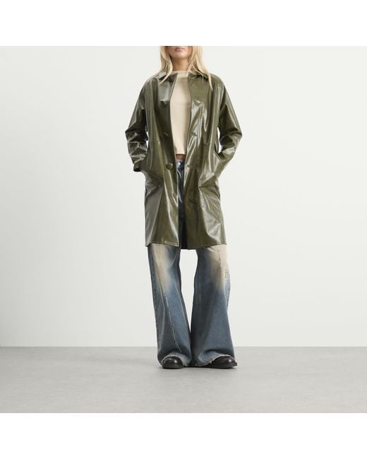Maison Margiela Green Mm6 Coat