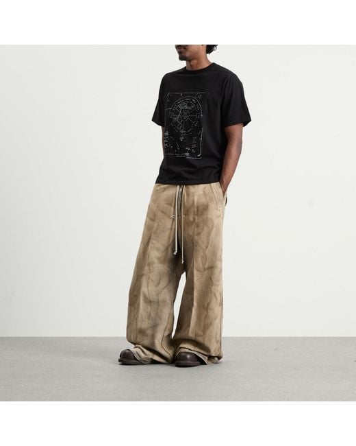 Rick Owens Natural Wide Bela Denim Pants for men