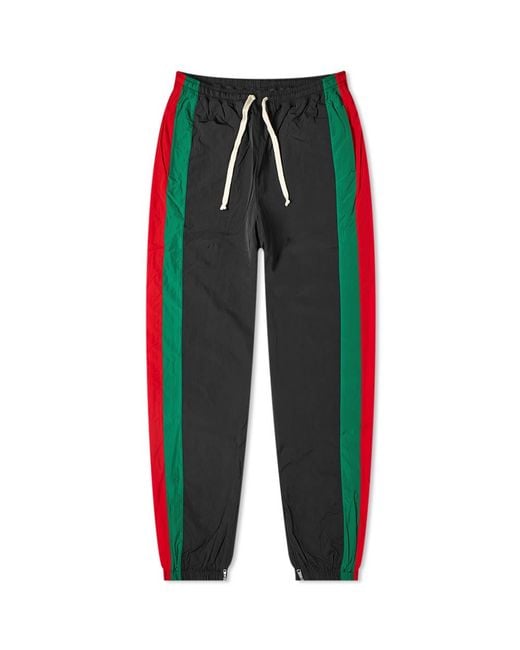 Gucci Synthetic Oversized Grg Nylon Track Pant in Green for Men - Lyst
