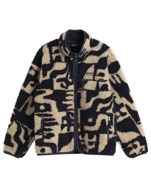 Patagonia Black Natural Blend Retro Cardigan for men