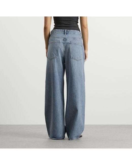 Agolde Blue Vana Fold Jean