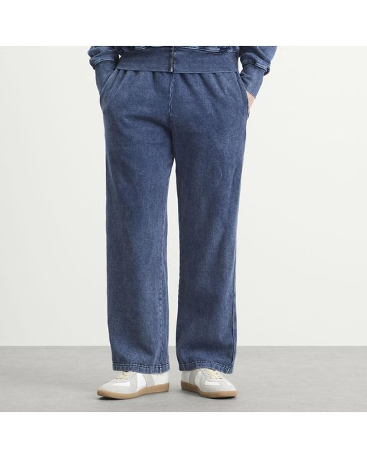 Les Tien Blue Heavyweight Classic Pant for men