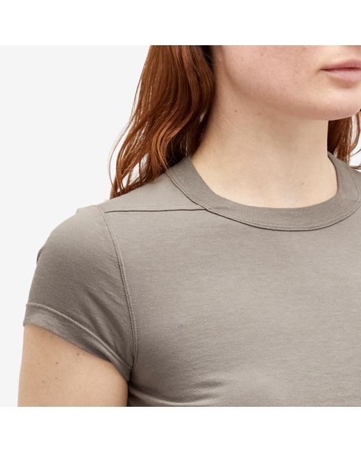 Rick Owens Gray Cropped Level T-Shirt
