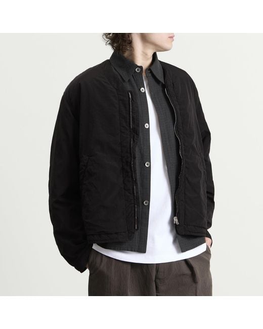 RANRA Black Ascender Canvas Nylon Jacket for men