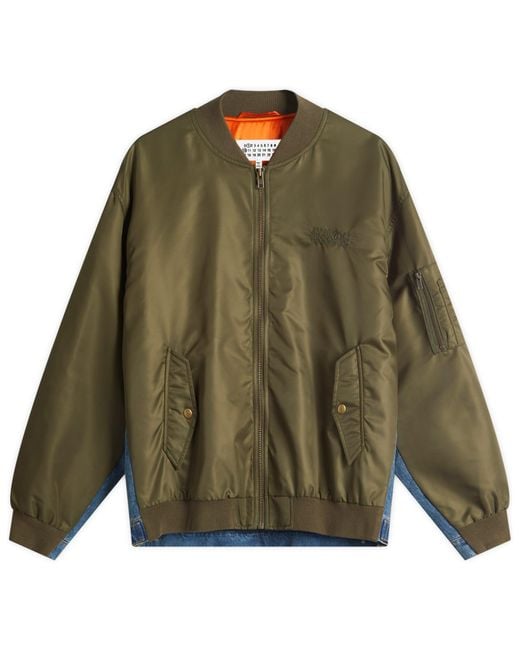 ジャケット MM6 MAISON MARGIELA NYLON DECONSTRUCTED BOMBER JACKET Maison Margiela Décortiqué Nylon Bomber Jacket | Nordstrom
