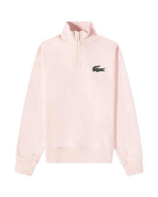 Lacoste Pink Robert Georges Core Half Zip Sweat for men