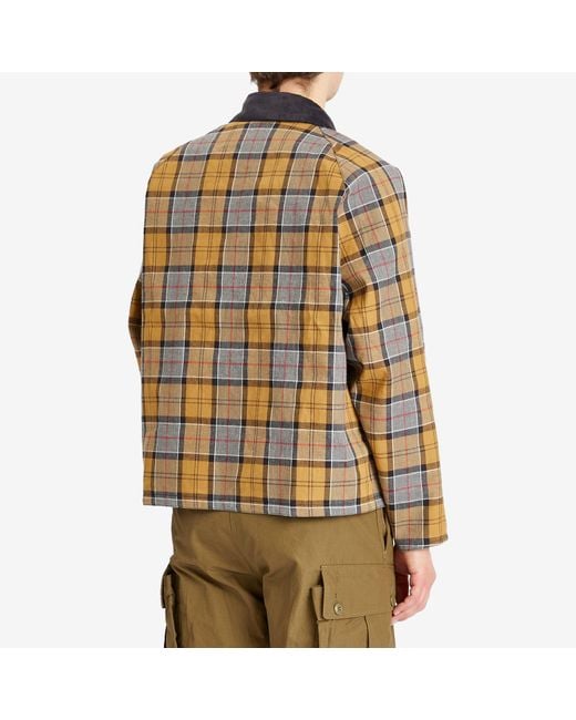 Barbour Gray Os Reversible Transporter Jacket for men