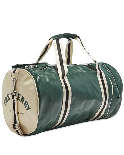 Fred Perry Classic Barrel Bag in Green for Men - Lyst