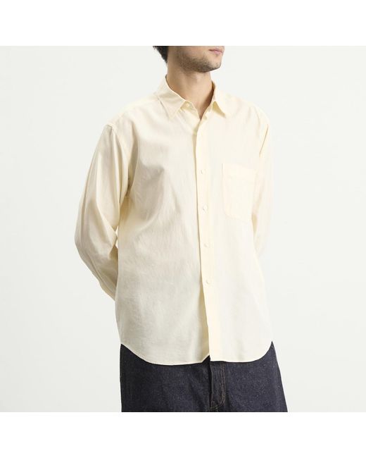 Kaptain Sunshine White Regular Collar Shirt for men