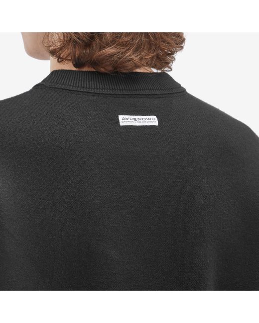 Aape By A Bathing Ape Black Aape Now Camo Badge Knit Sweater for men