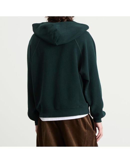 Brain Dead Green Global Shock Hoodie for men