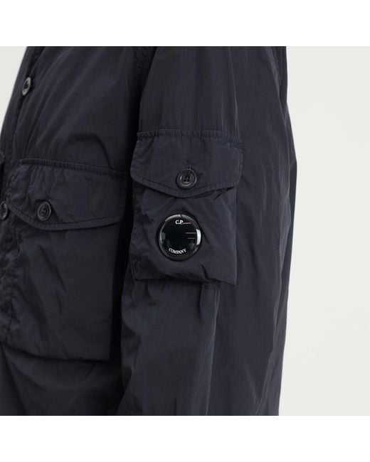 C P Company Black Chrome-R Overshirt for men