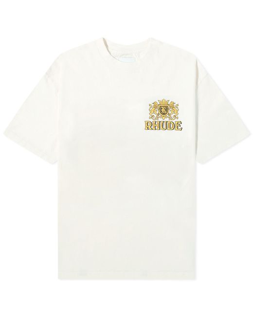 Rhude White Cresta Cigar T-Shirt for men