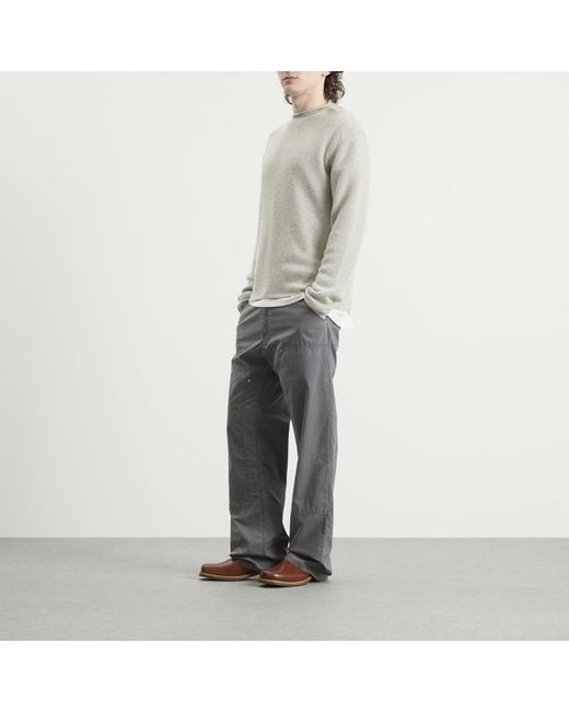 Maison Margiela Gray Mm6 Cotton Utility Pant for men