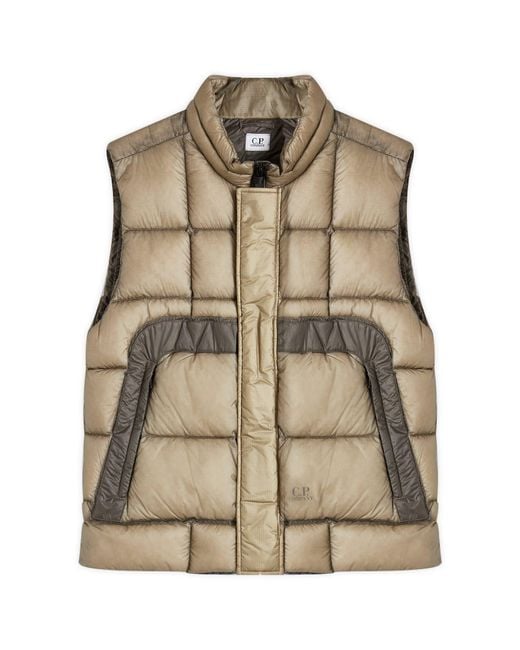 C P Company Natural D.D Shell Down Vest for men