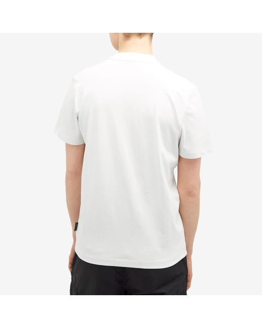 Napapijri White Iaato Logo T-Shirt for men