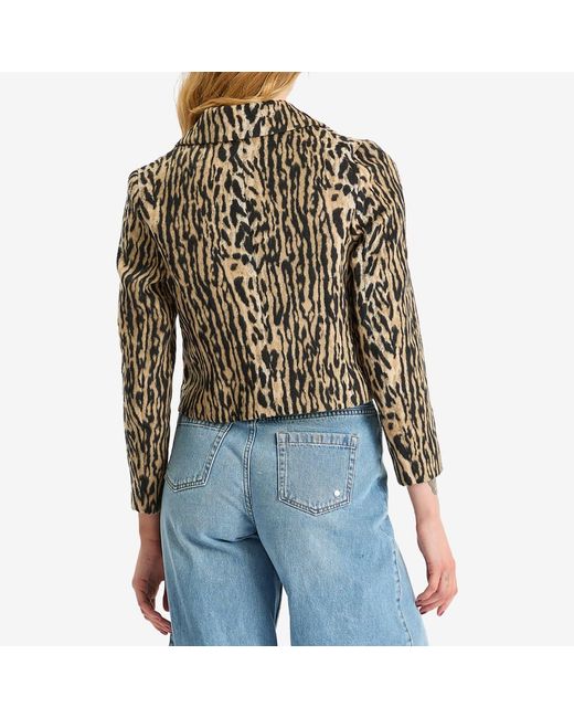 Rixo Brown Leila Leopard Jacket