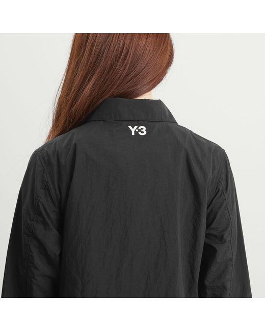 Y-3 Black 3-Stripe Shirt