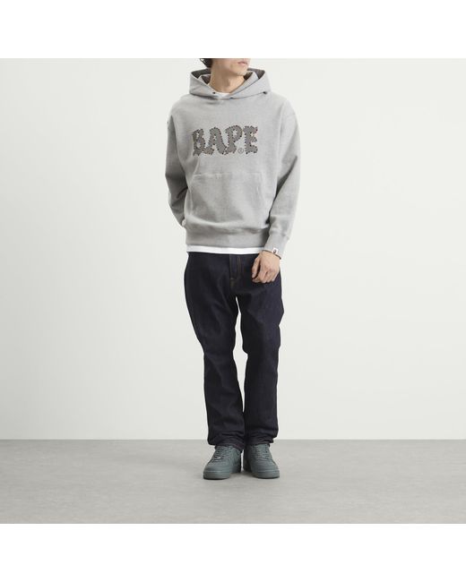 A Bathing Ape Blue Sta Regular Fit 13Oz Denim Jeans for men