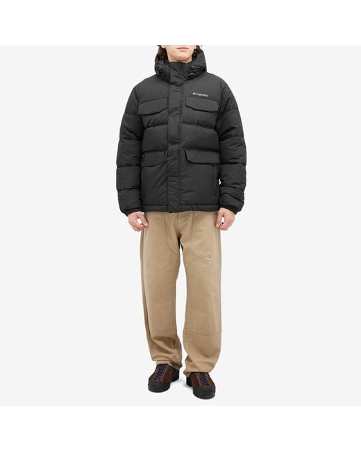 Columbia Black Insulated Puffer Down Jacket for men