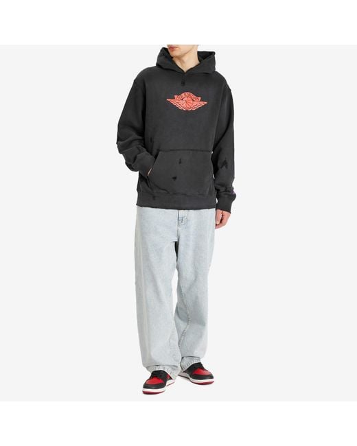 Nike Black Rare Air Pullover Fleece Hoodie for men