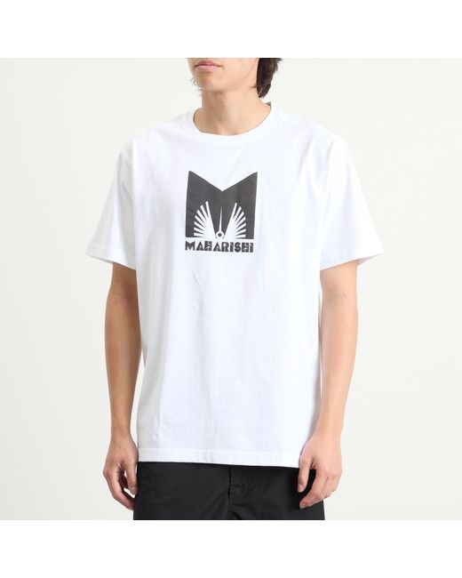 Maharishi White Kung Fulery T-Shirt for men