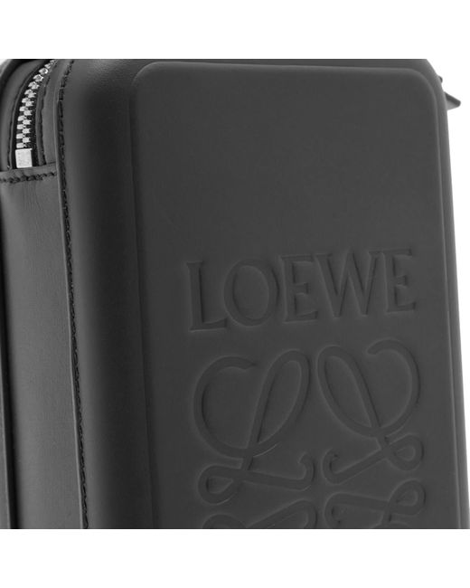 Loewe Black Molded Sling Bag for men
