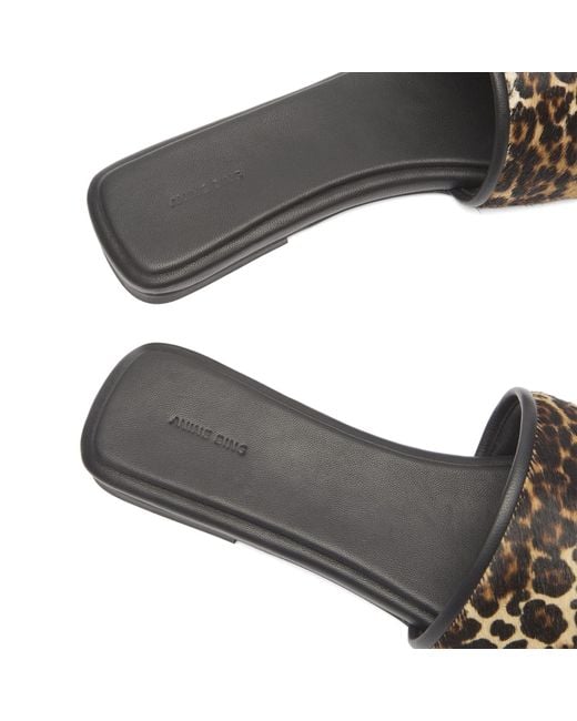 Anine Bing Brown Ria Slides