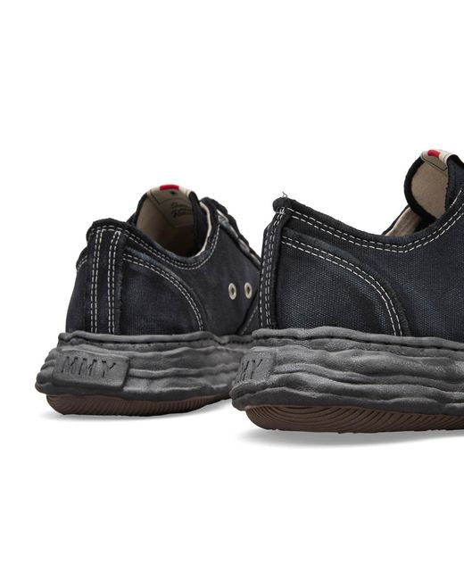 Maison Mihara Yasuhiro Black Peterson 23 Embroidery Vintage Low for men
