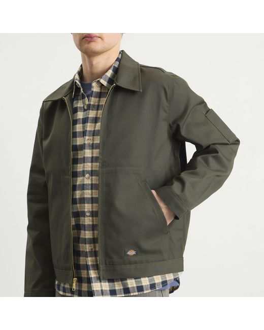Dickies Green Unlined Eisenhower Jacket for men