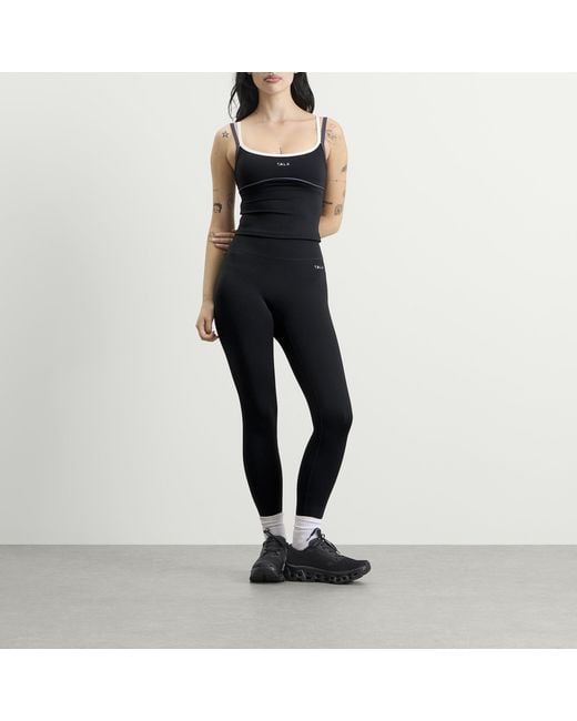 Tala Black Skinluxe Contrast Double Strap Vest